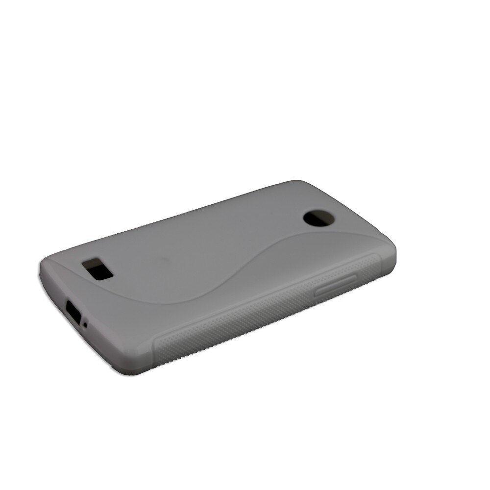 Husa silicon, LG Joy S Line, Alb