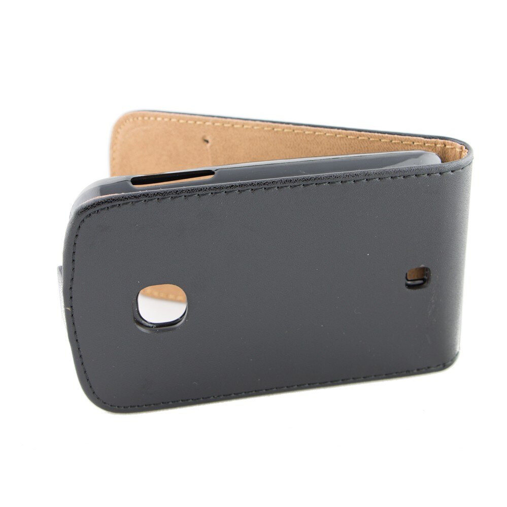 Husa piele, Eco Flexi, Slim LG L30, Negru