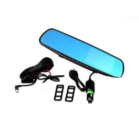 Camera DVR Dual Fata-Spate, tip oglinda retrovizoare, rezolutie Full HD, Senzor G, neagra