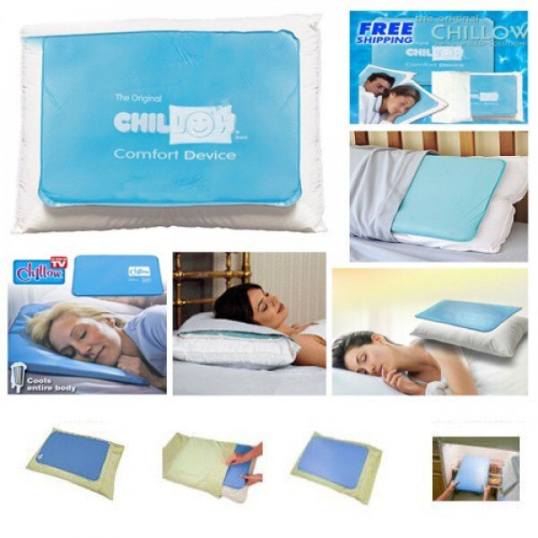 Охлаждаща възглавница Chillow, Син eMAG.bg