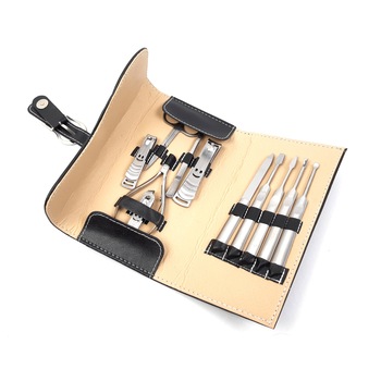 Trusa profesionala manichiura Lila Rossa, 11 piese, model TM11P-B Trusa profesionala manichiura Lila Rossa, 11 piese, model TM11P-B