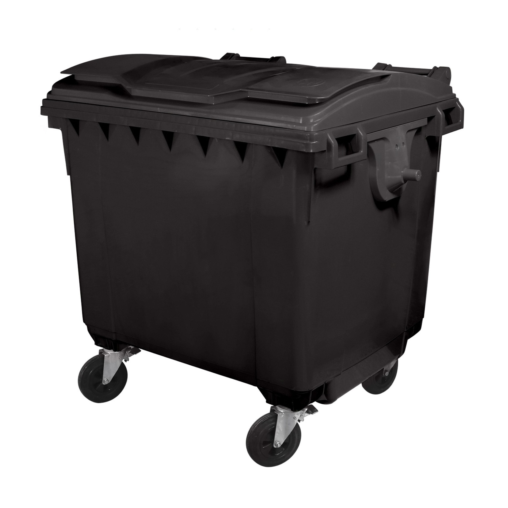 Container Negru Container Casa de Comert, 1100 L, culoare - negru - eMAG.ro