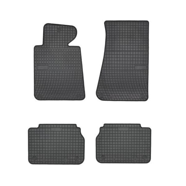 Set 4 covorase auto MAMMOOTH, Cauciuc, pentru BMW 5 (E34) 1987-1995 SALOON, Negru