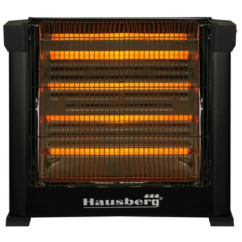 Radiator quartz Hausberg HB 8800, 2200 W, 4 tuburi quartz, 2 trepte putere, termostat reglabil Radiator quartz Hausberg HB 8800, 2200 W, 4 tuburi quartz, 2 trepte putere, termostat reglabil