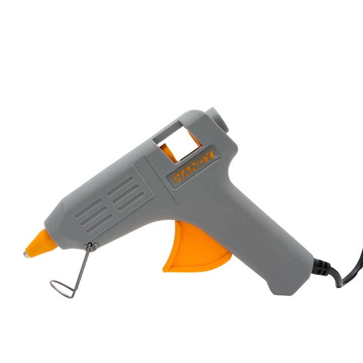 Pistol de lipit Handy 11099GY, 40 W, 230 V, 190°C temperatura topire, 11 mm bagheta termoadeziva