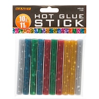 Set 10 baghete termoadezive Handy 11109C, 11 mm, diverse culori