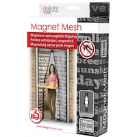 plasa anti-tantari pentru usa delight 11398b inchidere magnetica 100x210 cm model inscriptii text imagen 8_0_
0