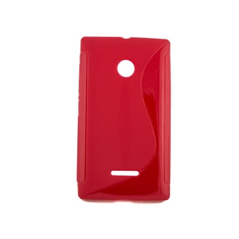Husa silicon, Mircosoft Lumia 532 SLine, Rosu Husa silicon, Mircosoft Lumia 532 SLine, Rosu