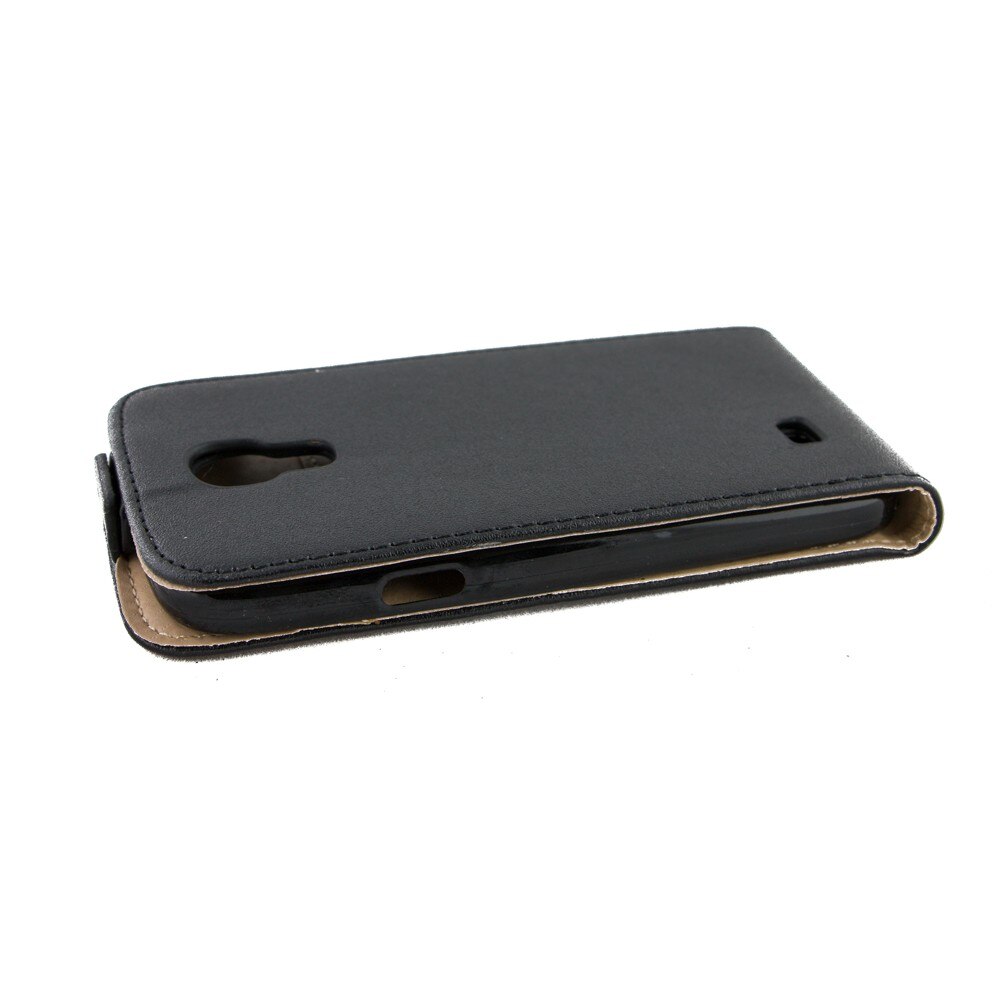 Husa piele, ECO POCKET, Slim Samsung Galaxy S4 mini i9190, Negru