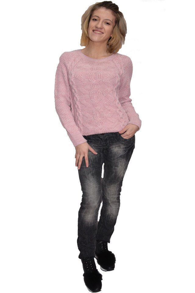 Blugi de dama,moderni, D&J Exclusive, Gri, 27