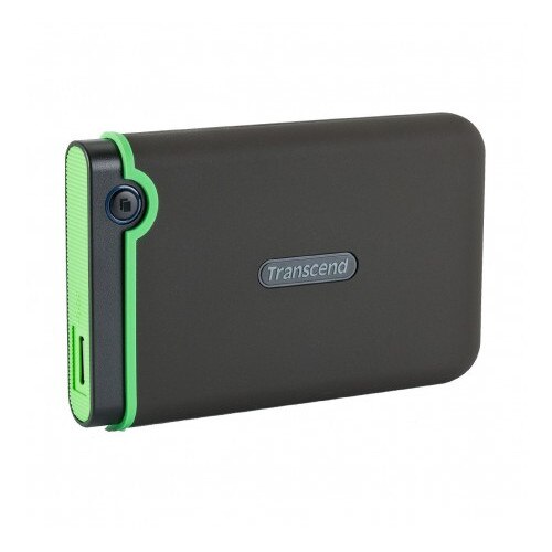Transcend TS1TSJ25M3G 25M3G 2.5'' 1TB USB3, szürke/zöld külső HDD - eMAG.hu