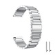 Curea metalica compatibila Samsung Frontier, telescoape Quick Release, 22mm, Silver