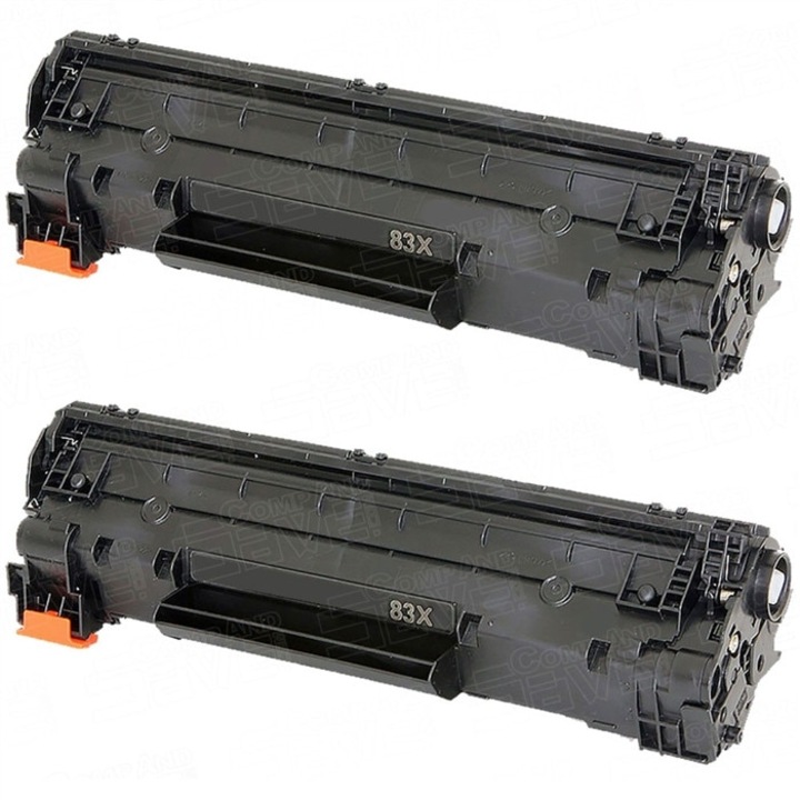 2 db kompatibilis SLOT tonerkazetta HP CF283X/CANON CRG737H, M125, M126, M127, M128, M201n, M201dw, M202n, M202dw, M225n, M225dw, M225n, M225dw, MF21n, MF21n, MF21n, MF21n, MF21, MF21, MF21,5 217w, MF226dn, MF229, MF222dw , MF223d, MF224d