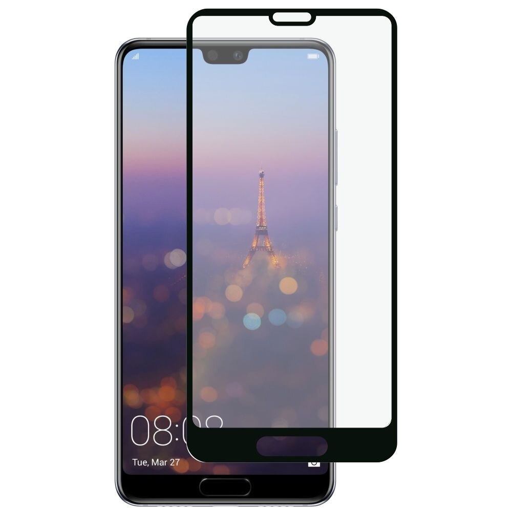 Folie de Sticla 5D Hybrid HUAWEI P20 Pro (Negru) Full Glue