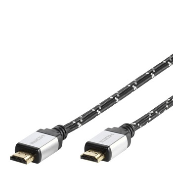 Cablu HDMI VIVANCO High speed , Premium Series, 4K/3D ,Gold Plated 3m Cablu HDMI VIVANCO High speed , Premium Series, 4K/3D ,Gold Plated 3m