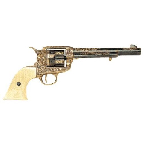 Pistol antic, COLT, Denix, B1281/L, Metal, Lemn