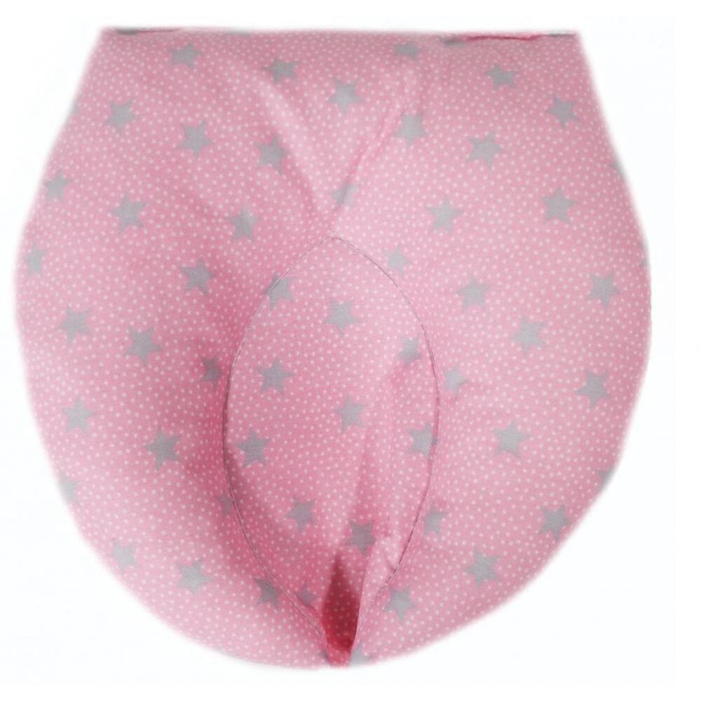 Perna pentru formarea capului bebelusului Nichiduta 20x20cm Grey Stars Pink