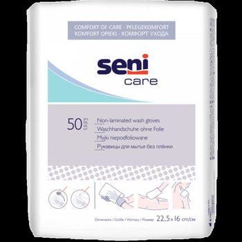 Pachet 4 seturi de Seni Care Manusi Nelaminate De Curatare Corporala - De Unica Folosinta - La Inlocuirea Papmpersului , Seni Care Pachet 4 seturi de Seni Care Manusi Nelaminate De Curatare Corporala - De Unica Folosinta - La Inlocuirea Papmpersului , Seni Care