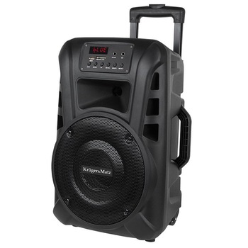 Boxa activa portabila UHF Kruger & Matz, bluetooth 2.1, cititor card SD, USB, 20W Boxa activa portabila UHF Kruger & Matz, bluetooth 2.1, cititor card SD, USB, 20W