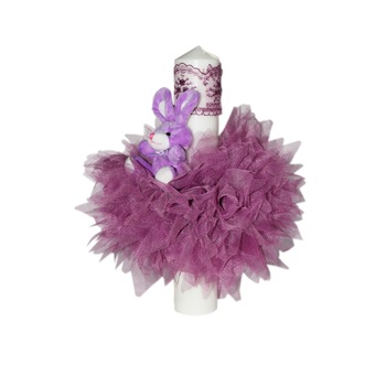 Lumanare pentru botez, lila, 35x5 cm, dae2084 Lumanare pentru botez, lila, 35x5 cm, dae2084