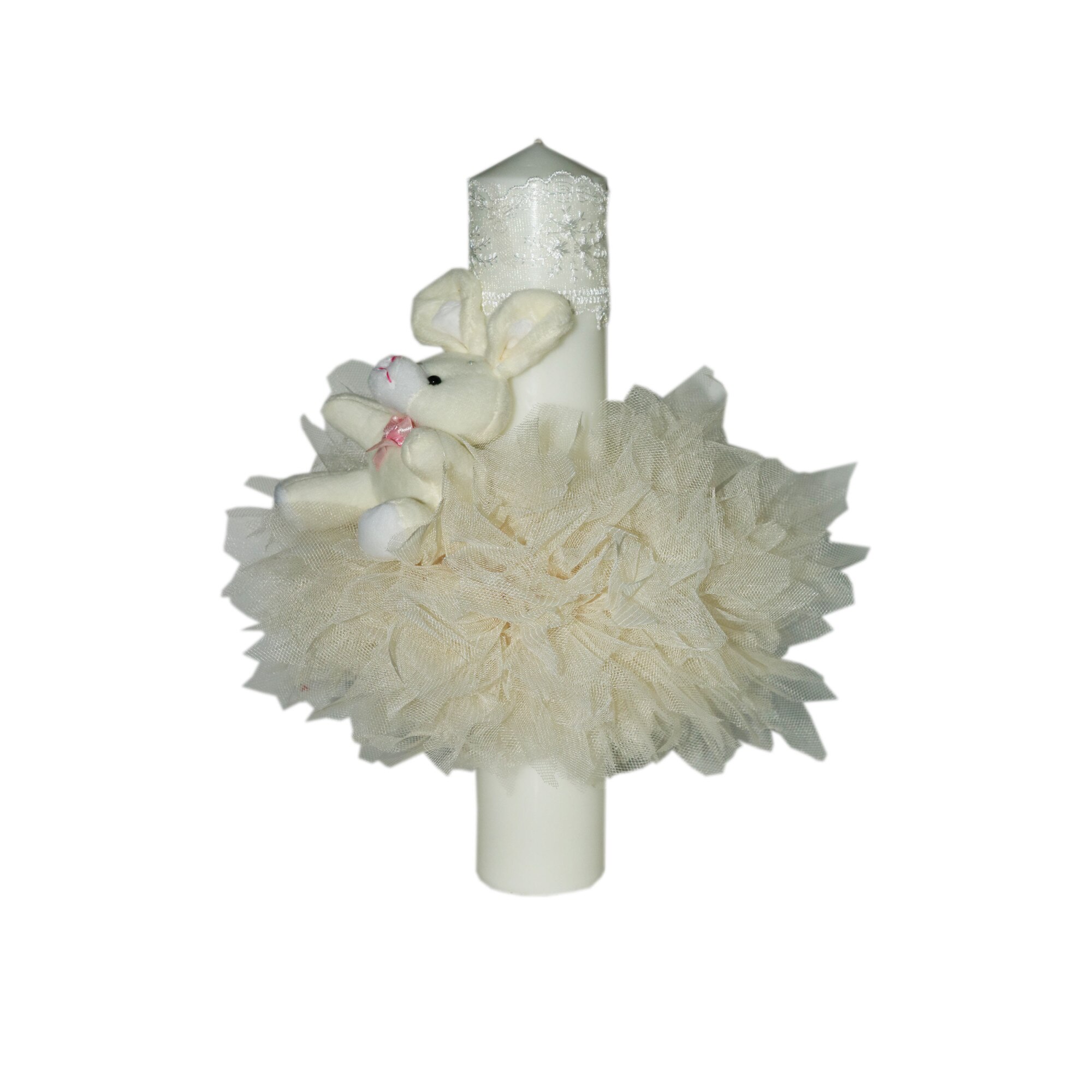 Lumanare pentru botez, ivoire, 35x5 cm, dae2086