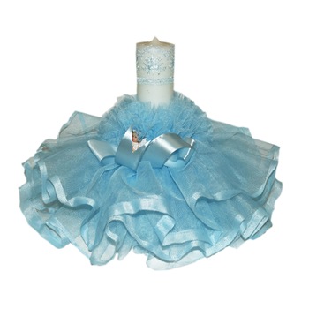 Lumanare pentru botez, bleu, 30x7 cm, dae2113 Lumanare pentru botez, bleu, 30x7 cm, dae2113
