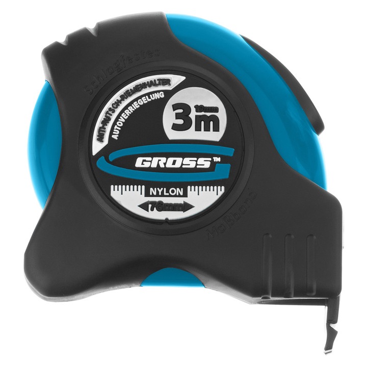 Ruleta profesionala magnetica GROSS 3mx19mm