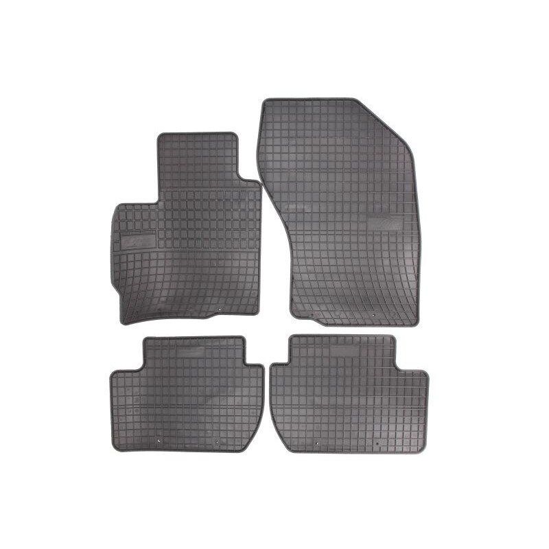 Set 4 covorase auto MAMMOOTH, Cauciuc, pentru CITROEN C-CROSSER, MITSUBISHI OUTLANDER II, PEUGEOT 4007 2006+ SUV, Negru