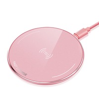 incarcator aluminiu wireless fast charging 10w charging pad pentru iphonex 88plus and iphone x samsung s9 s8 s7 - roze cadou incarcator retea fast charge cu procesor qualcomm 30a imagen 14_0_
0