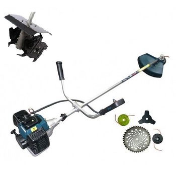 Set Motocoasa pe benzina Temp BKT 4 CP, 9000 RPM, Disc 40T, Disc 3T, Tambur cu fir + Cultivator Set Motocoasa pe benzina Temp BKT 4 CP, 9000 RPM, Disc 40T, Disc 3T, Tambur cu fir + Cultivator