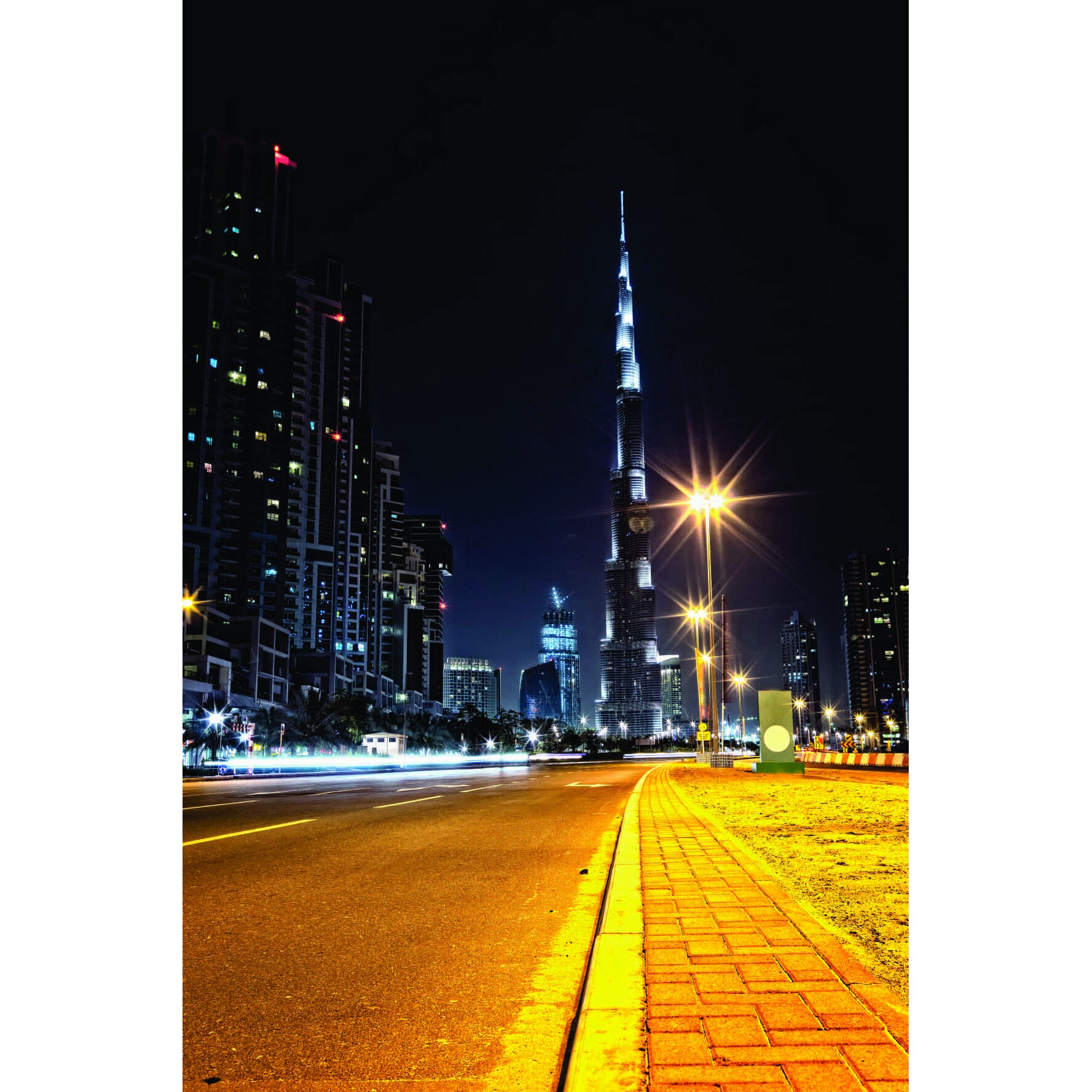 Fototapet Oras in noapte, 120 x 180 cm