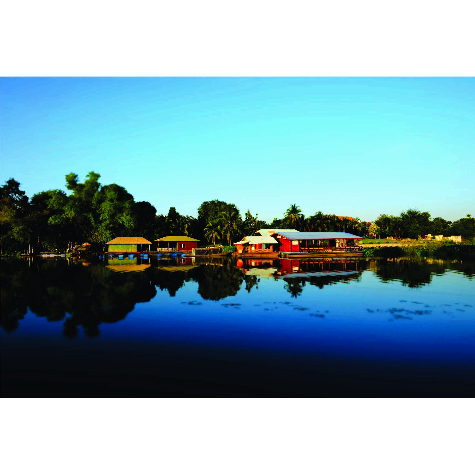 Fototapet Pe lac, 170 x115 cm