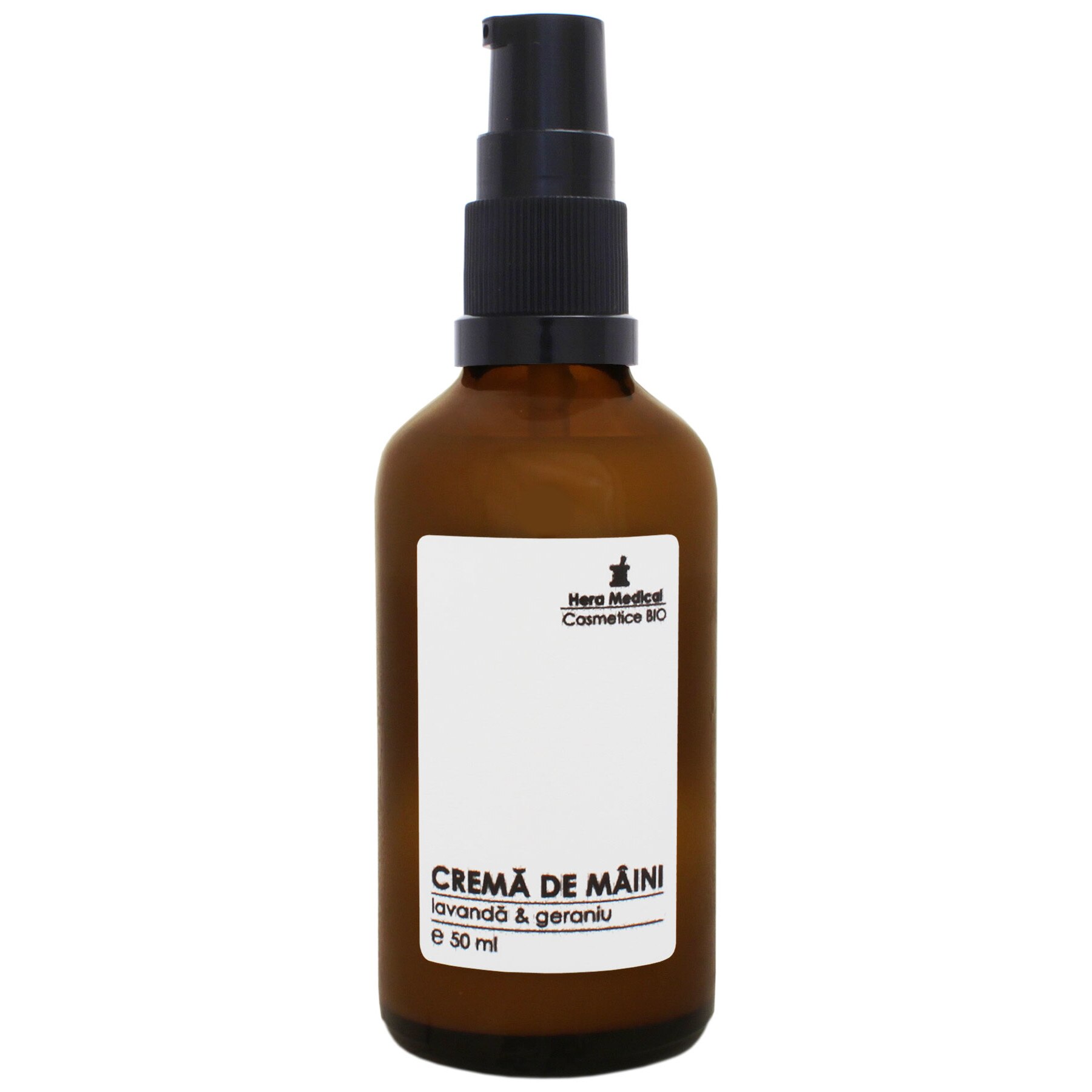 Crema pentru maini lavanda & geraniu, Hera Medical Cosmetice BIO, 50 ml