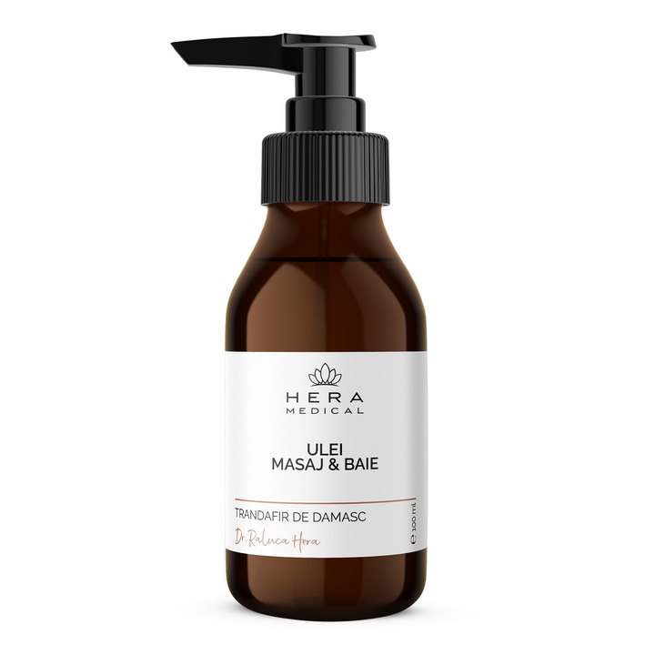 Damask Rose Masszázs És Fürdőolaj Hera Medical by Dr. Raluca Hera Haute Couture Skincare 100 ml