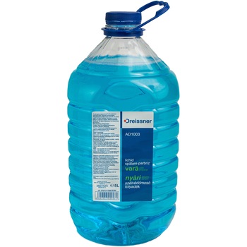 Lichid de spalare parbriz vara gata preparat Dreissner, 5 litri Lichid de spalare parbriz vara gata preparat Dreissner, 5 litri