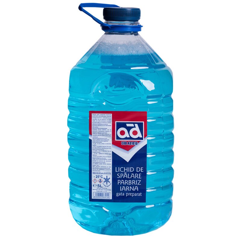Lichid de spalare parbriz iarna gata preparat AD, 5 litri, -25 grade