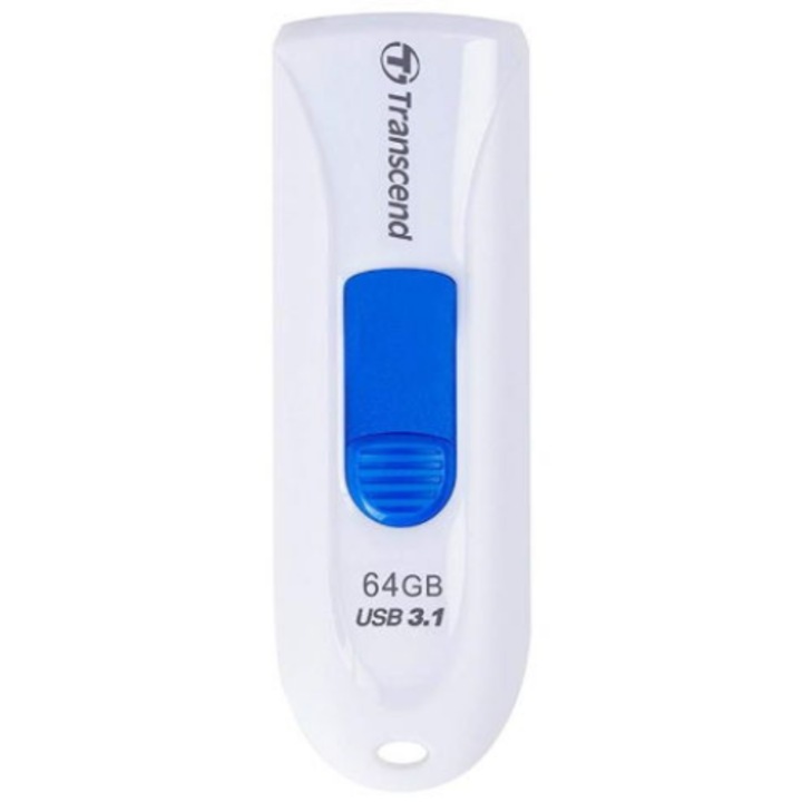 Stick USB Transcend JetFlash 790, 64GB, USB 3.1 Alb