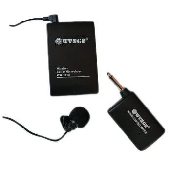 Microfon wireless tip lavaliera WG-101A, 30 m, modulare FM Microfon wireless tip lavaliera WG-101A, 30 m, modulare FM