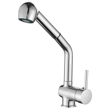 Baterie bucatarie Evosanitary 4001, dus extractibil, monocomanda, cartus ceramic, racorduri Baterie bucatarie Evosanitary 4001, dus extractibil, monocomanda, cartus ceramic, racorduri