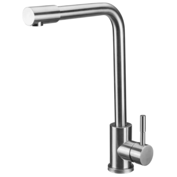 Baterie bucatarie Evosanitary 5001 ,tip L, monocomanda, racorduri, inox Baterie bucatarie Evosanitary 5001 ,tip L, monocomanda, racorduri, inox