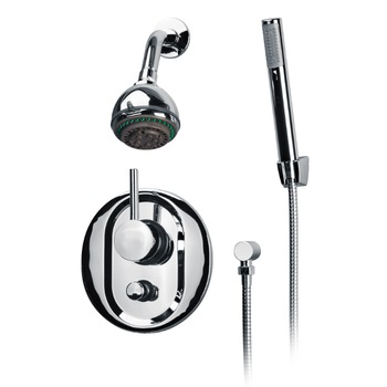 Baterie incastrata Evosanitary 5001 cu dus fix si dus mobil, 6 functii, anticalcar, cartus ceramic Baterie incastrata Evosanitary 5001 cu dus fix si dus mobil, 6 functii, anticalcar, cartus ceramic