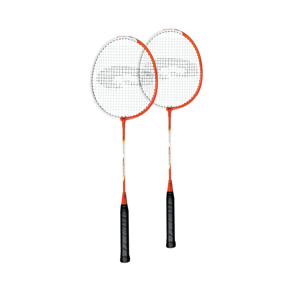 Set Badminton SPOKEY FIT ONE include 2 rachete de aluminiu