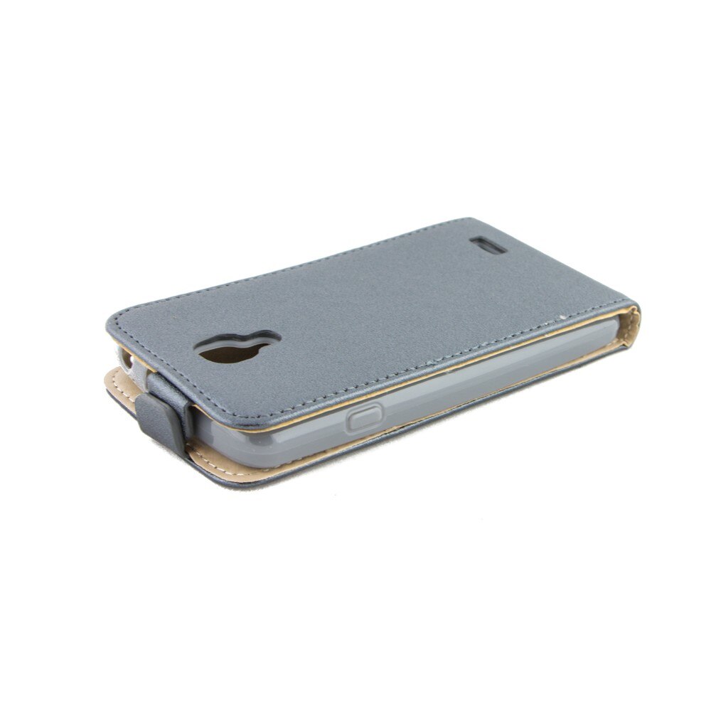Husa piele, ECO SLIM, Pocket LG F70D315, Gri