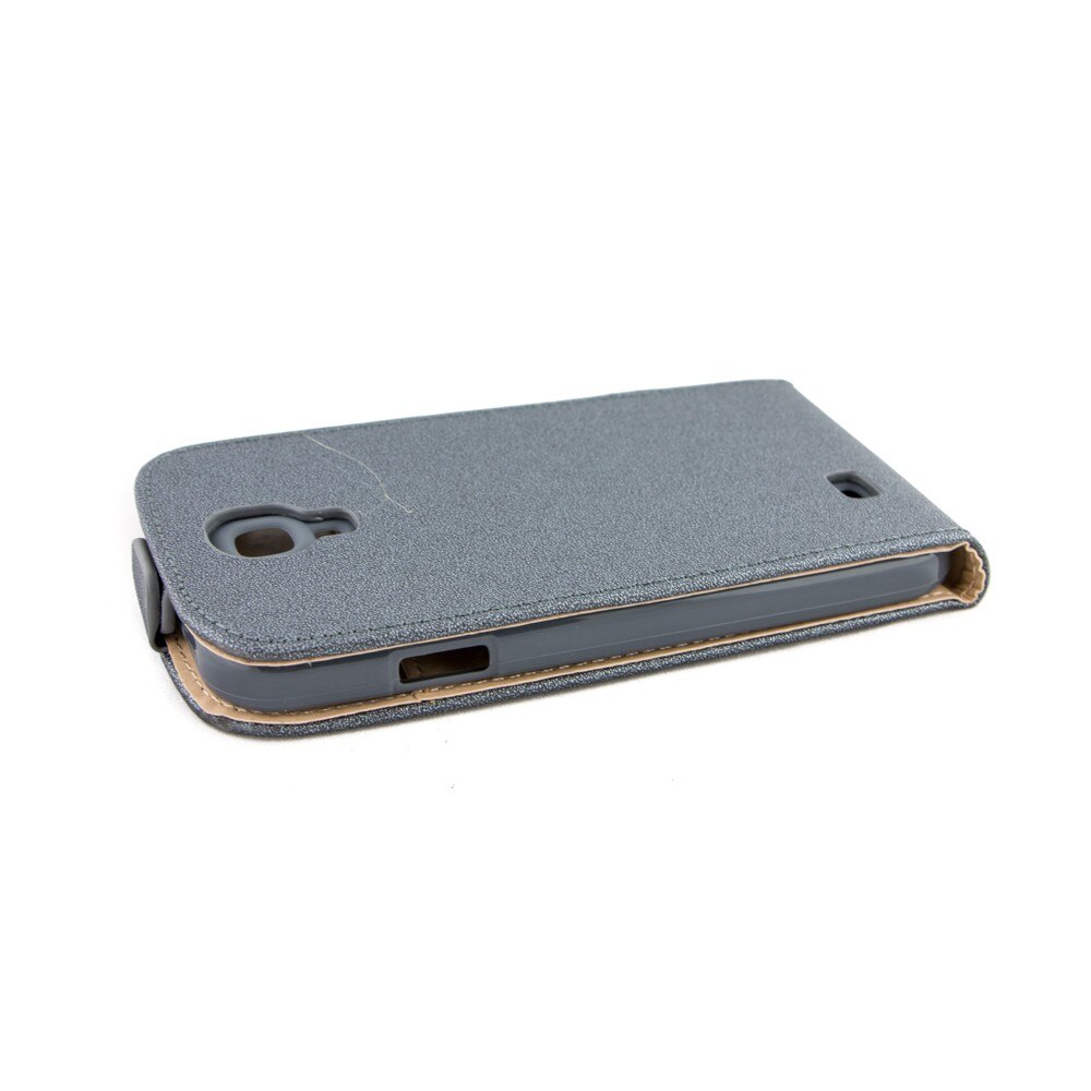 Husa piele, ECO POCKET, Slim Samsung Galaxy S4 i9500, Gri