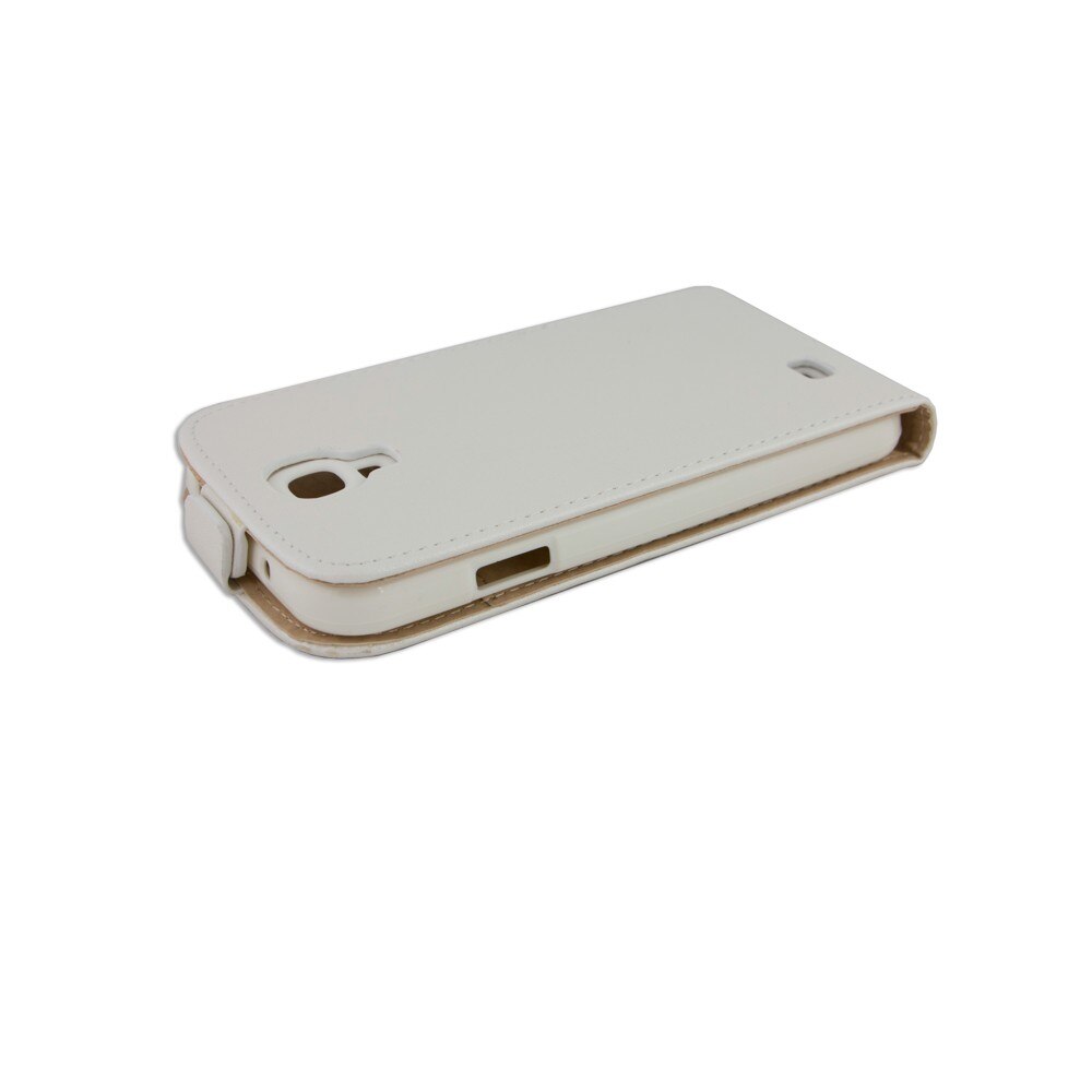 Husa piele, ECO POCKET, Slim Samsung Galaxy S4 i9500, Alb