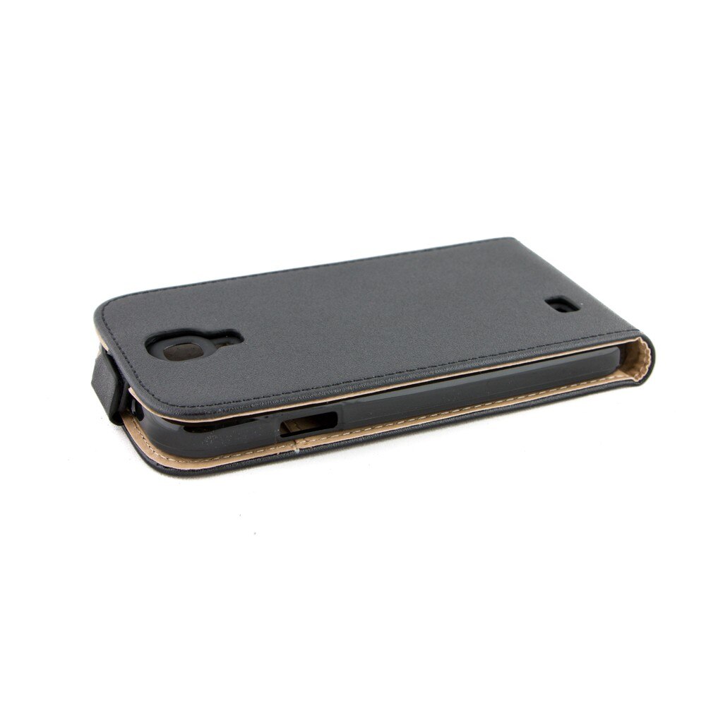 Husa piele, ECO POCKET, Slim Samsung Galaxy S4 i9500, Negru