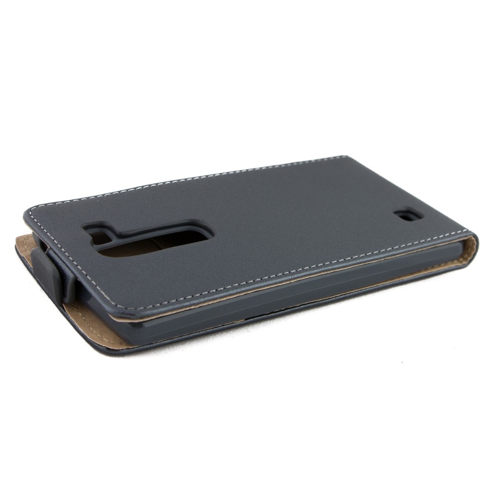 Husa piele, Eco Pocket, Slim LG Magna, Gri