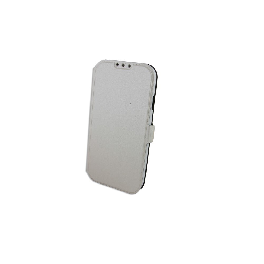 Husa piele, ECO POCKET, BOOK Samsung GalaxyS4 i9500, Alb