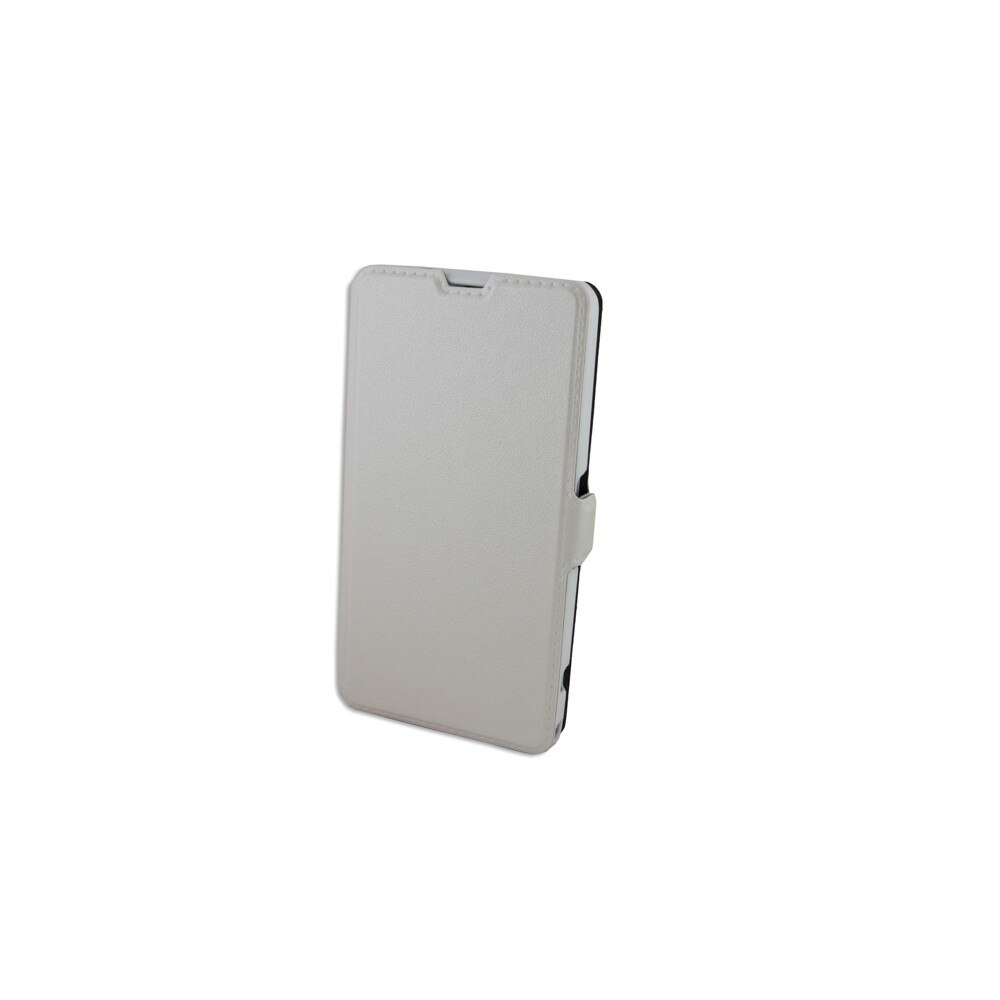 Husa piele, ECO SLIM, POCKET BOOK, Sony Ericsson Xperia Z1 Mini, Alb