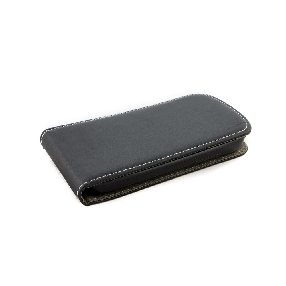 Husa piele, ECO Flexi Alcatel Pop C3, Negru